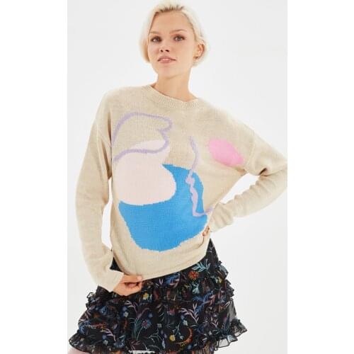 Trendyol Bike Collar Knitwear Sweater TWOAW22KZ1332