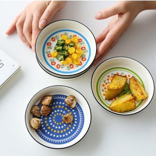 Japanese national style ceramic sauce dish dish saucer saucer saucer saucer soy sauce vinegar saucer saucer household dish