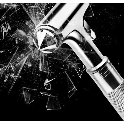 Defensive Safety Hammer Portable Metal Broken Window Fire Control Simple Vehicle Used Stainless Steel Emergency Defense Stinger