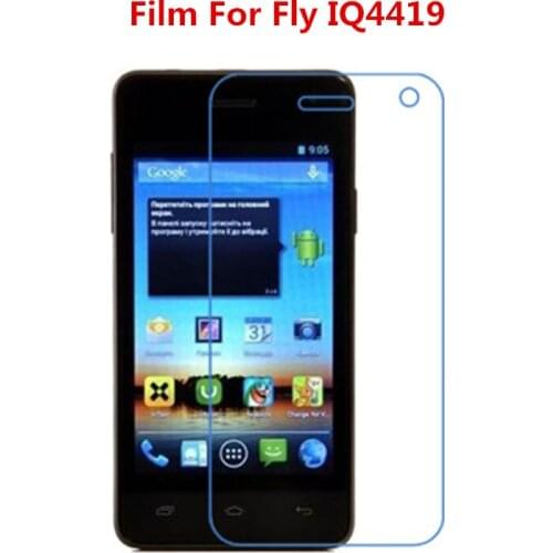 1/2/5/10 Pcs Ultra Thin Clear HD LCD Screen Protector Film With Cleaning Cloth Film For Fly IQ4419