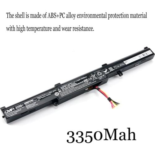 1PC New Laptop Battery Internal For Asus A41N1501 K450J K450V X751L X751 VM590Z VM580D