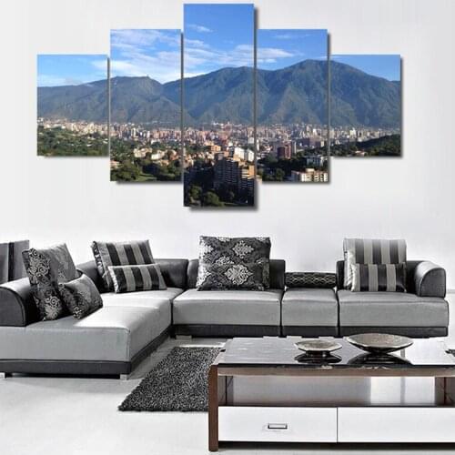Avila Caracas Mountain diydiamond painting multi panel City mosaic diamond embroidery full drill square round art stickerZP-3385
