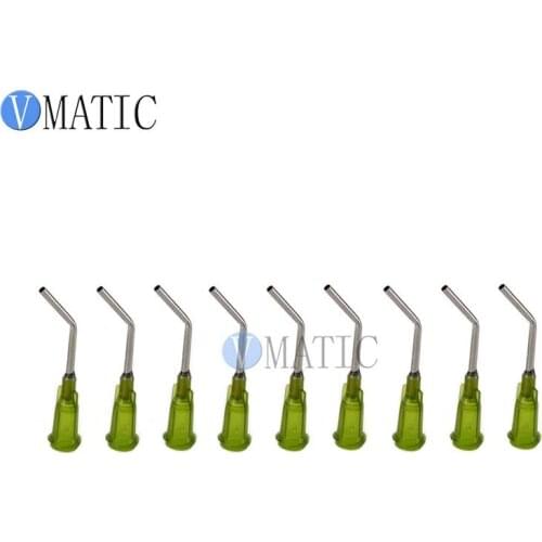 Free Shipping 14G 1 Inch 45 Degree Bent Needle Blunt Syringe Dispensing Tip