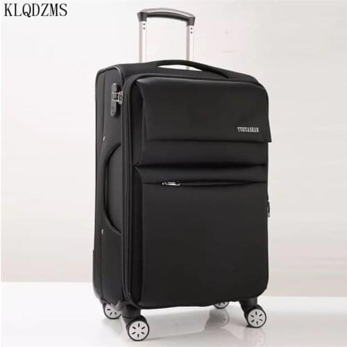 KLQDZMS 20/22/24/26/28 inch Brand Rolling Luggage Sets Spinner High capacity Business Password Trolley Suitcase Wheels
