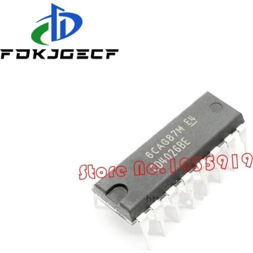10PCS CD4026BE DIP CD4026 DIP16 HEF4026BP DIP-16 HCF4026BE new and original IC