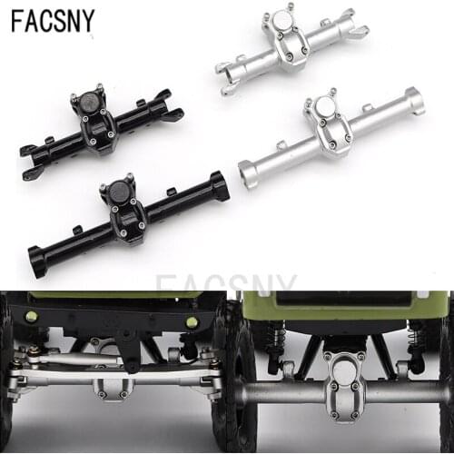 Aluminum Alloy Front and Rear Axle Housing Set for Axial SCX24 90081 1/24 RC Crawler Car Upgrades Parts Accessories