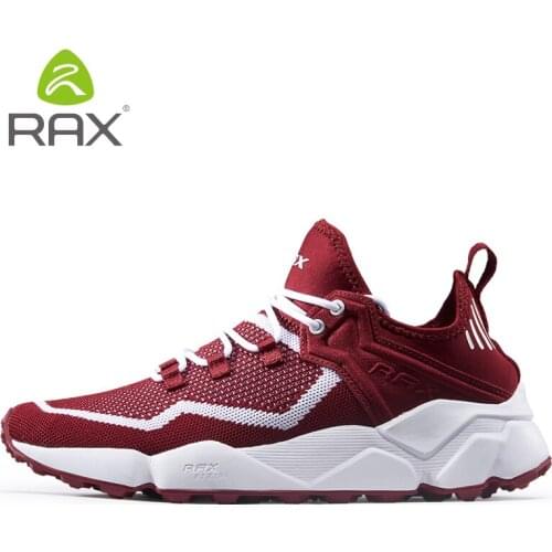 Rax Men Women Breathable Hiking Shoes Skidproof Wearable Travel Climbing Shoes Unisex Lace Up Non-Slip Sneakers D0859