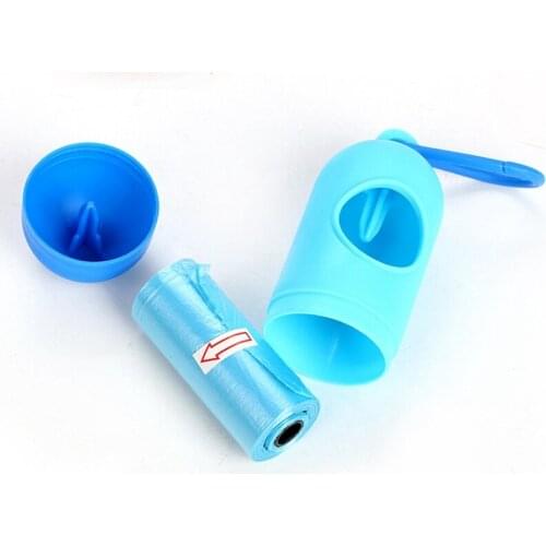 Pets Dog Poop Bag Dispenser Waste Garbage Bags Carrier Holder Dispenser + Poop Bags Set bolsas caca perro Pet Supplies