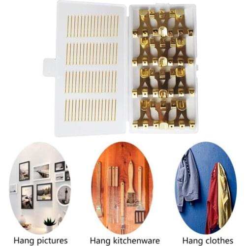 Picture Hanging Kit 20 Pcs Complete Heavy-Duty Hardware Hangers for Frames