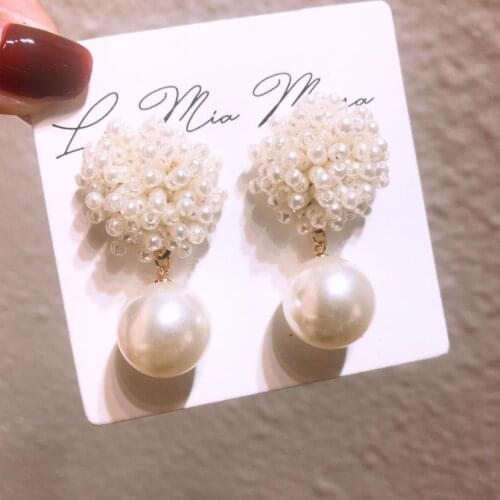 New Pearl Earrings Bridal Wedding Accessories