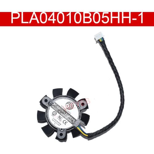 Genuine New PLA04010B05HH-1 25mm 37mm DC5V 0.27A Four Wires Frameless Graphics Card Cooling Fan