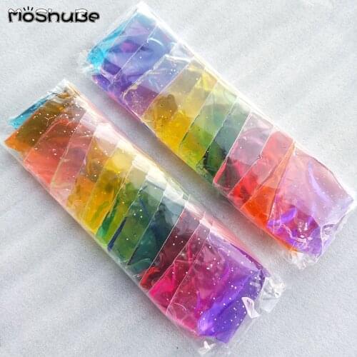 12 Color Crystal Mud Playdough Children Educational Toys Handgum Intelligent Plasticine Magic Play Crystal Clay