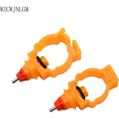 10 pcs25mm Chicken With Nipple Drinkers Automatic Water Chicken Spring Bayonet Drinking Chicken Specialized Equipment