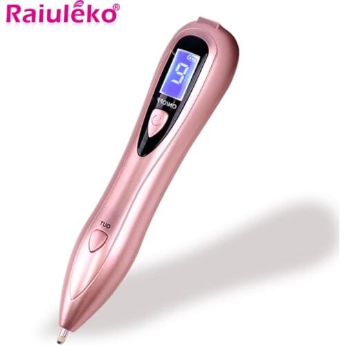 Professional Beauty Remove Spots Pen LCD Laser Plasma Pen Ion Spotlight Skin Dark Spot Remover Mole Tattoo Removal Machine