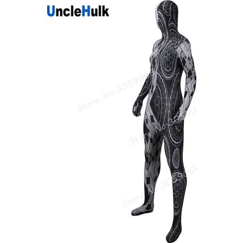 Psychedelic Pattern Zentai Spandex Lycr Bodysuit Fullbody Costume - ZS108 | UncleHulk