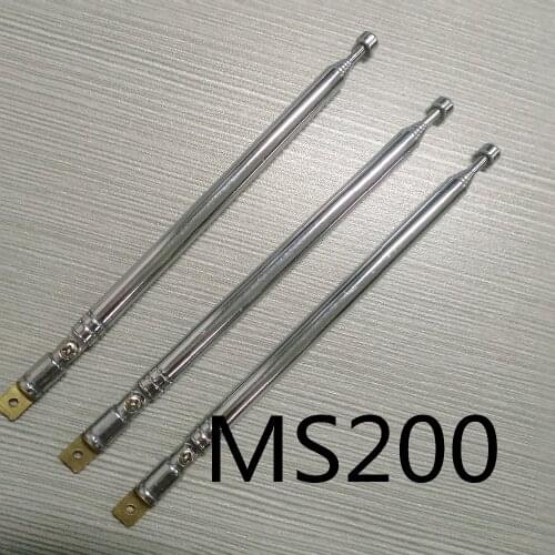 New Telescopic Aerial Antenna Replacement Radio Steel Whip For Tecsun MS200 MS-200 Radio Antenna Good Quality
