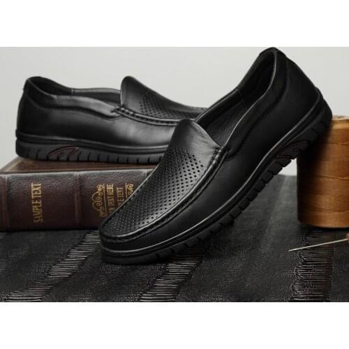 Mens Shoes Casual Fashion Shoes 2020 Men Leisure Man Casual Mens Leather Mens Shoe Flat Spring Loafers For New Breathable