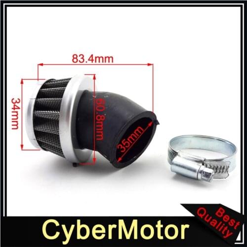 35mm Air Filter For 50cc 70cc 90cc 110cc Engine Pit Dirt Motor Bike ATV Quad Motorcycle Motocross