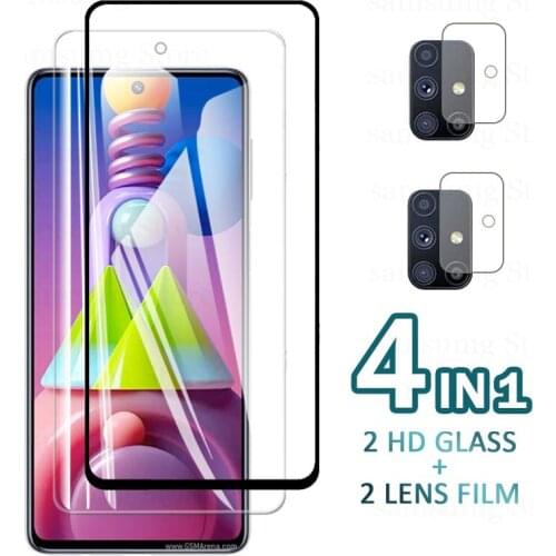 Tempered Glass For Samsung Galaxy M51 Screen Protector For Samsung Galaxy M51 M31S M21 M11 a21s a31 a12 Camera lens Glass