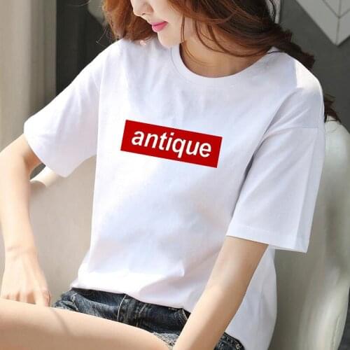 2021 summer fashion style pure cotton Korean t-shirt women solid color short top trend loose plus size women clothing