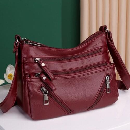 High Quality PU Crossbody Bags for Women 2021 Sac A Main Fashion Leather Shoulder Bags Purses and Handbags Luxury Designer New