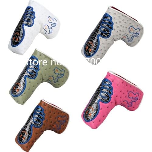 1pc New High Quality Golf Putter Cover Thumb Headcover Magnet Closure Golf Head Cover Blade Style Golf Club Cover