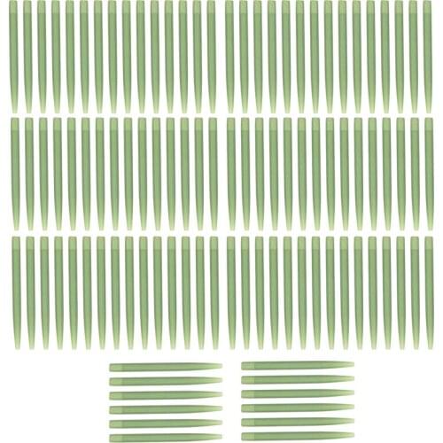 100pcs Carp Fishing Anti Tangle Sleeves 54mm Plastic Rubber Carp Rigs Anti Tangle Sleeve Swivels Connector Carp Tackle