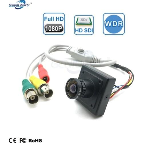 2MP 1/3 Panasonic Sensor 2.1MM 1.8MM lens Wide Angle Full HD 1080P Mini SDI CAMERA Digital Security SDI Camera With OSD Menu