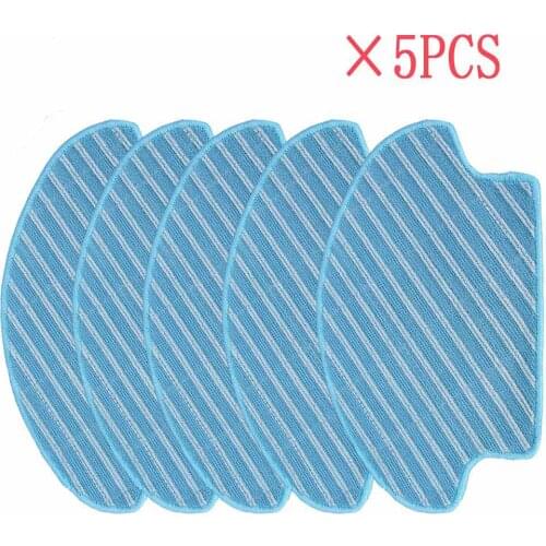 5pcs/lot High quality Washable Wet & Dry Mopping Pad for Ecovacs DEEBOT DT85 DT83 DM81 SDT85G Robotic Vacuum Cleaner Mop Pads