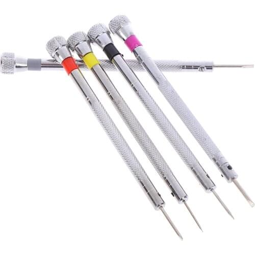 5Pcs Steel Precision Screwdriver Eyeglasses Watch Jewelry Watchmaker Repair Tool