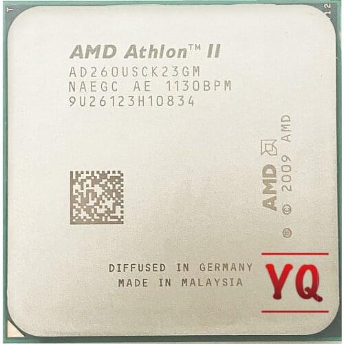 AMD Athlon II X2 260u 1.8 GHz Dual-Core CPU Processor AD260USCK23GM Socket AM3