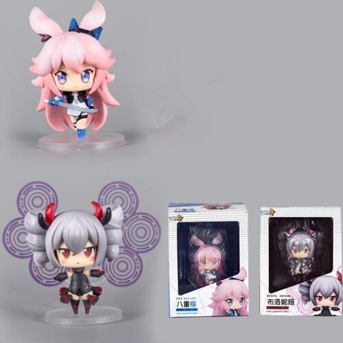Honkai Impact 3 Anime Yae Sakura Bronya Zaychik Nuclear Erosion MmiHoYo Action Figure Toys For Children Brinquedos Doll 2pcs/set