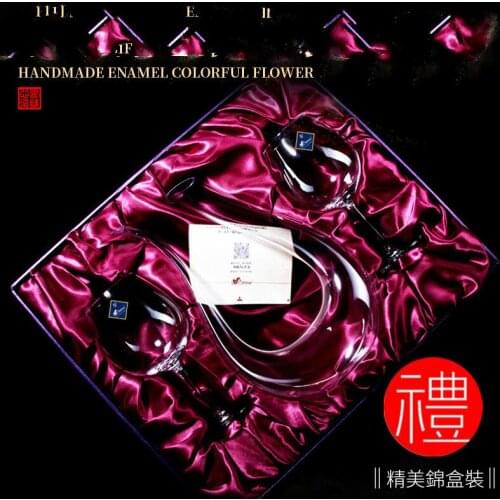 Crystal Glass Goblets Wine Glass Wine Decanter Household Wine Decanter Gift Gift Box Wine Set Customization