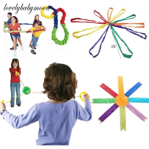 Childrens toys jumbo speed balls through pulling the ball outdoor games toy gift Hot Selling Movement Tug of War Rope For Kids