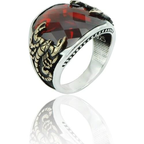 925 Silver Ottoman Ring Ring Kayi Rings for Man