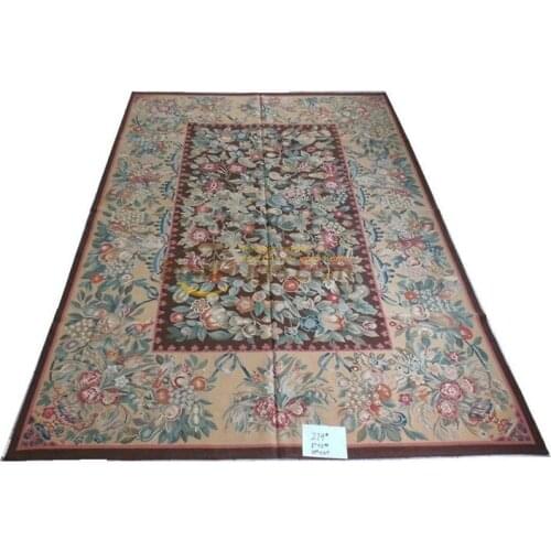 Rugs and carpets floor mats aubusson rug handmade woolen carpets 274 gc125aub yg15