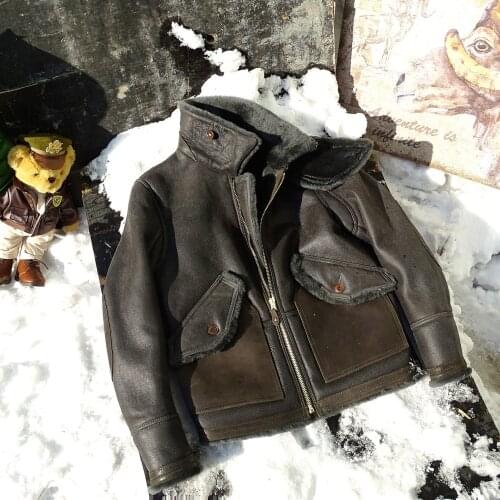 Fur One American Restoring Ancient Ways Sheepskin Fur With Cow Leather