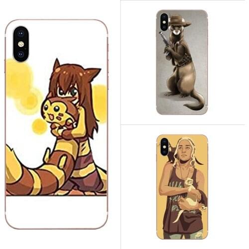 Space Ferret Soft Transparent Shell Covers For Samsung Galaxy A81 A71 A51 A01 S20 S10 S9 S8 Plus A50 A70 A40 A30 A20 A10