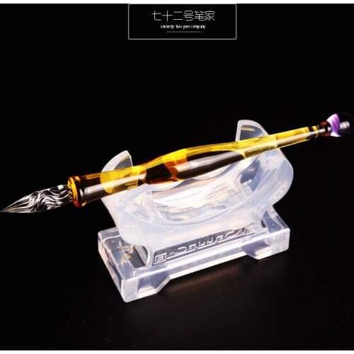 No.72 Pen Family Crystal Glass Pen Creative Stationery Glass Dip Pen Exquisite Stick High Value Stationery