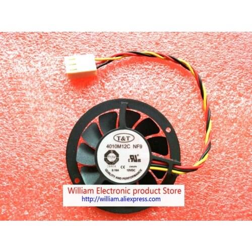 Original 4010M12C DC12V 0.16A 3 Lines Computer cooling fan FONSONING