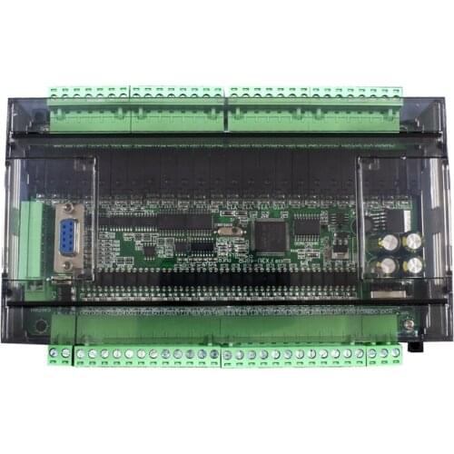 PLC Industrial Control Board FX3U-48MR FX3U-48MT WITH shell Clock/485