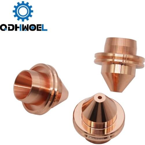 QDHWOEL Single layer laser nozzle fittings for fiber laser cutting nozzle for Mitsubishi