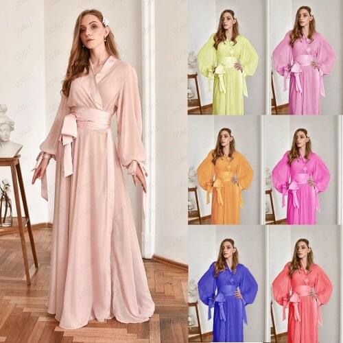 Silk Nightgdecorationown Ladies Women Sleeve Pajamas Sexy Lace Bathrobe Robe women' Dressing Gown Night Robe Sleepwear