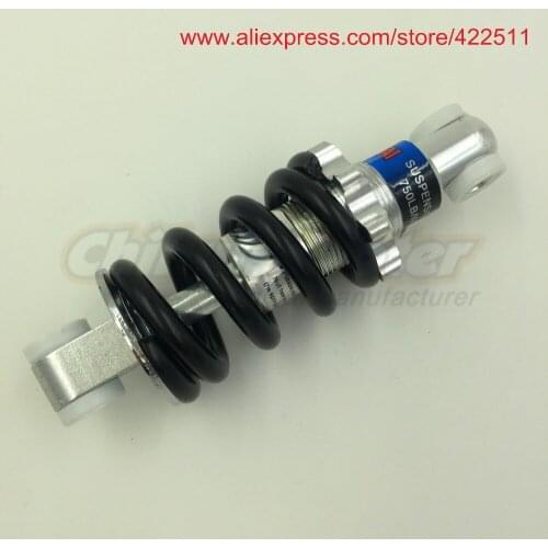 Scooter Shock Absorption Motorcycle 125mm*750LBS/IN Black Scooter Damping Suspension(Scooter Parts & Accessories)