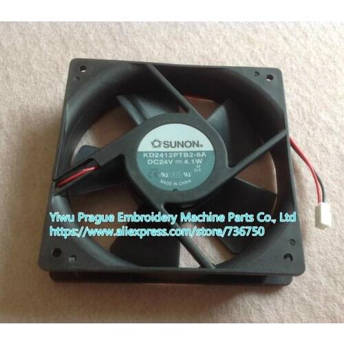 SWF Sunstar embroidery machine spare parts - Original Sunon Cooling fan KD2412PTB2-6A DC24V - 4.1W