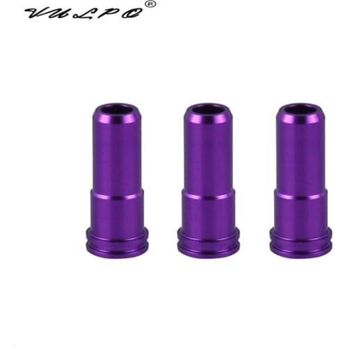 VULPO 3pcs/lot CNC machined aluminum air seal nozzle (purple) For Airsoft AEG AK47 AK74