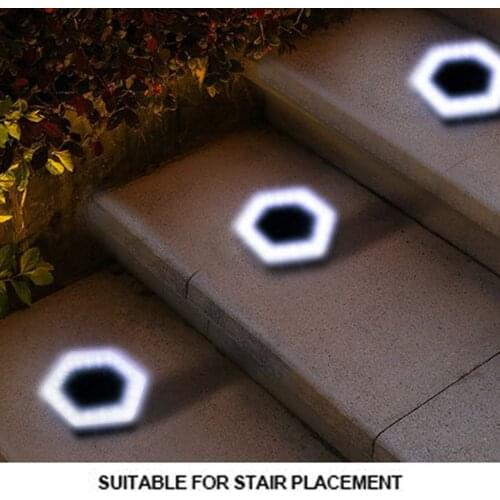 Outdoor LED Solar Garden Ground Light Lamp for Driveway Lawn Automatic