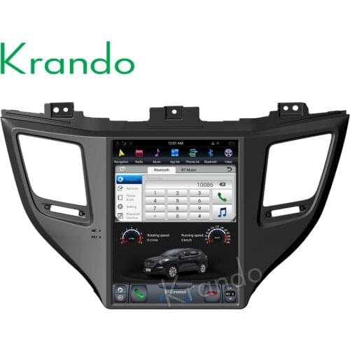 Krando Android 8.1 10.4"for Hyundai Tucson 2015+ GPS Android car multimedia system android car radio tesla style pajero screen