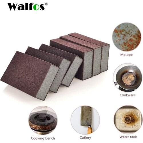 WALFOS 1PCS Portable Carborundum Magic Sponge Brush Eraser Kitchen Accessories Bathroom Washing Cleaning Cleaner Tool Sponge
