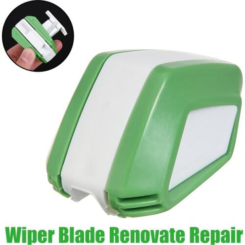 1pc Auto Car Vehicle Black Windshield Wiper Blade Refurbish Repair Tool Restorer Windshield Scratch Repair Kit Cleaning